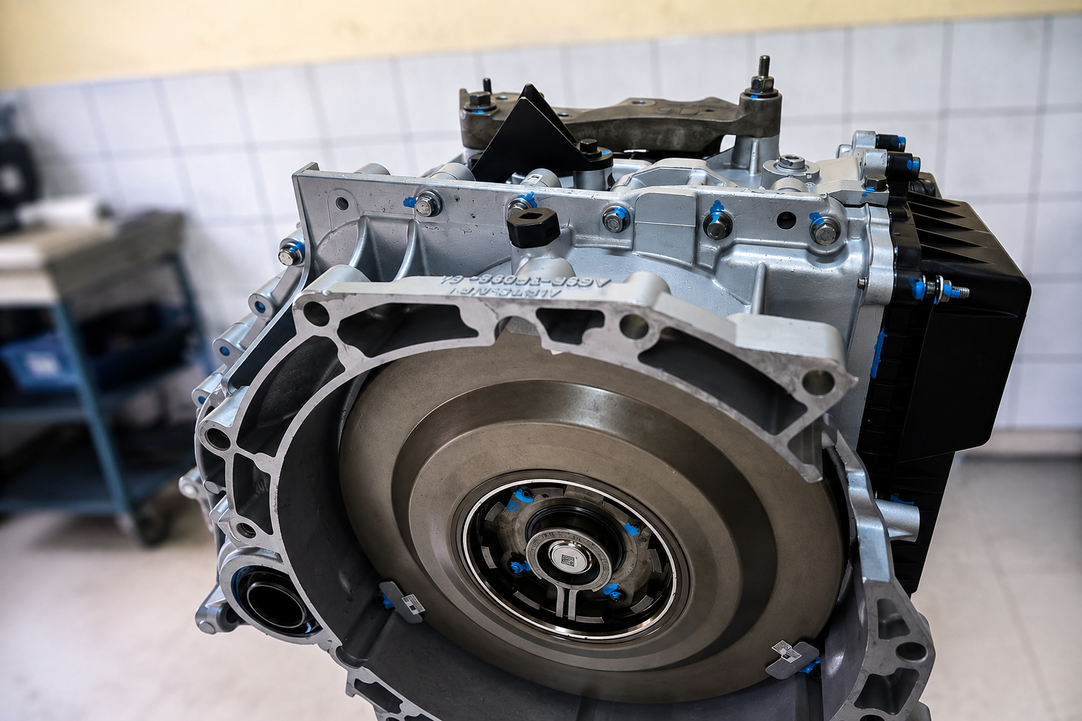 Câmbio automático 6DCT450 recondicionado na bancada